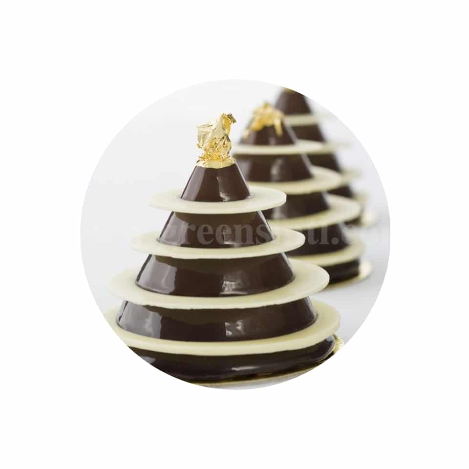 SASA DEMARLE Flexipan Origine Cones 70x60mm -20 Indents