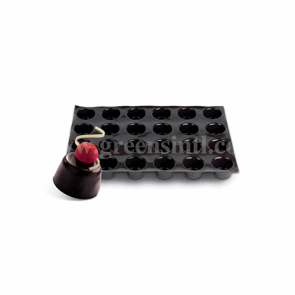 SASA DEMARLE Flexipan Muffin 73x40mm, 24 Indents