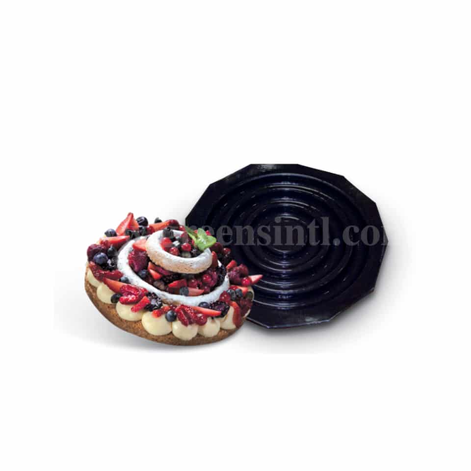 SASA DEMARLE Flexipan Origine 3 Rings, D: 220-160-100, H 15mm - Single Indent