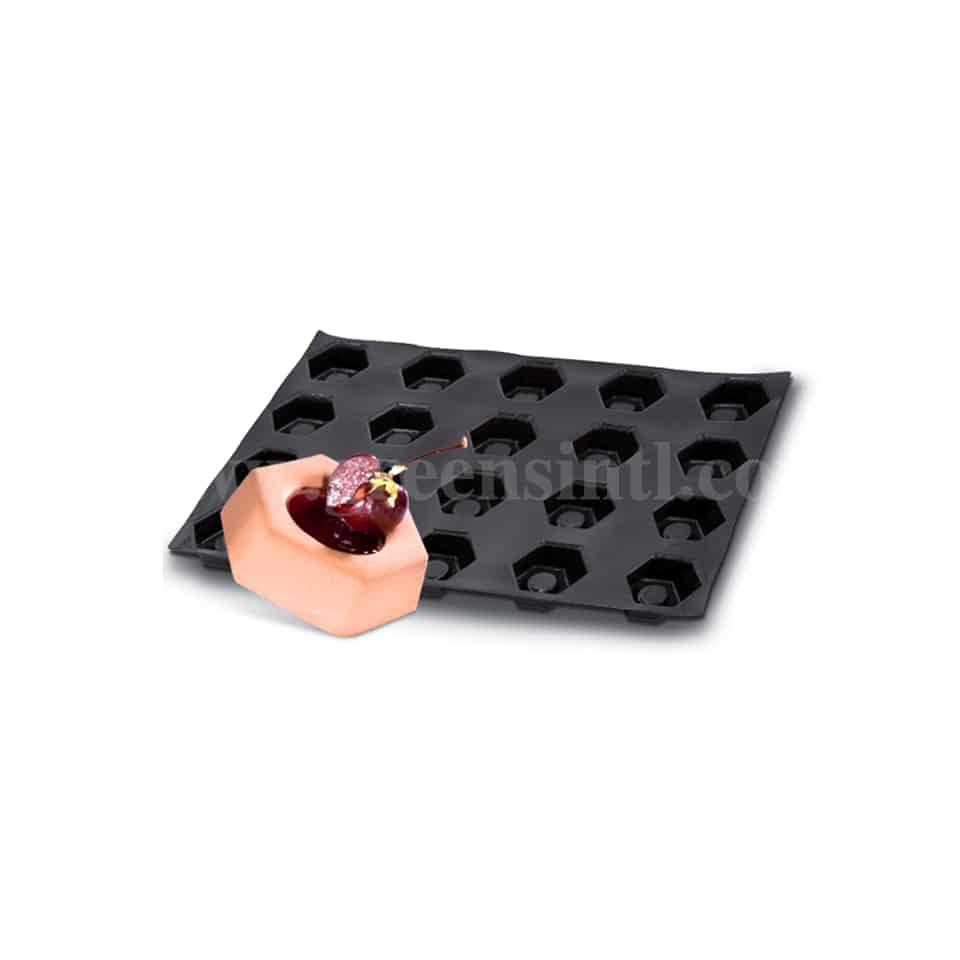 SASA DEMARLE Flexipan Origine Hexagons 45x40x12mm -60  Indents  