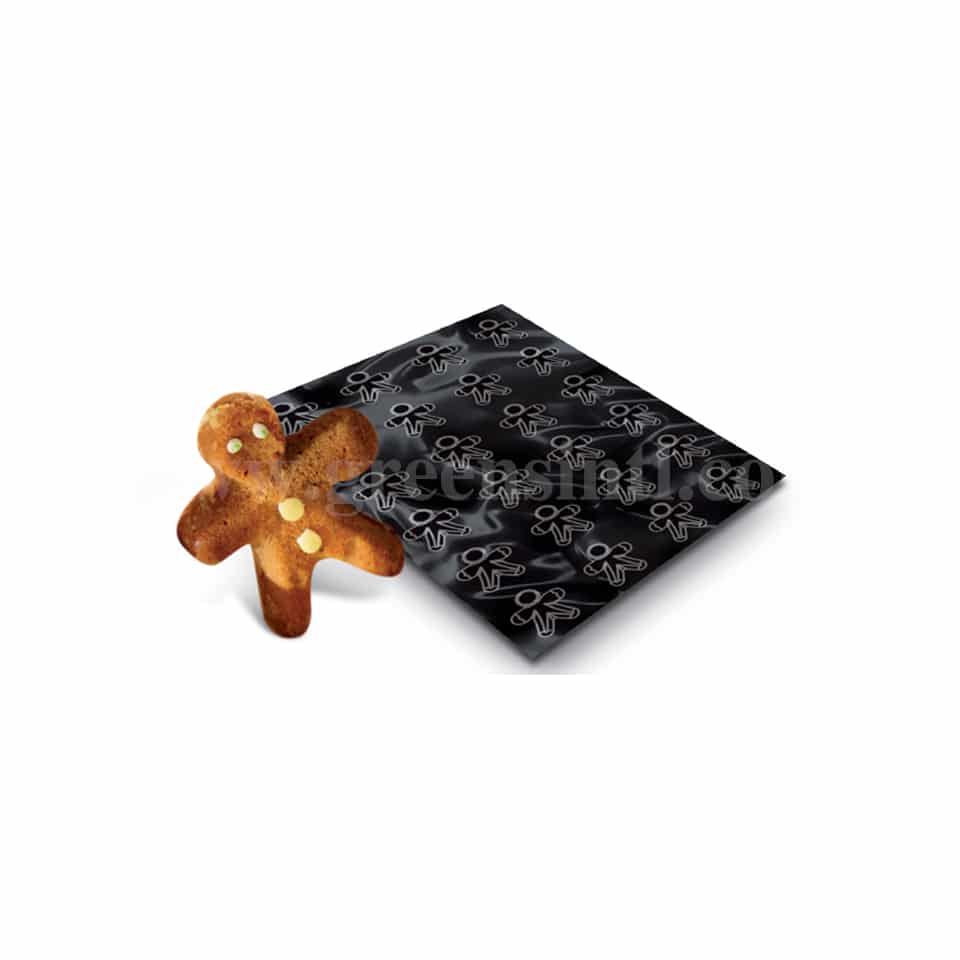 SASA DEMARLE Flexipan Origine Little Man Shapes 70x65x12mm -24 Indents