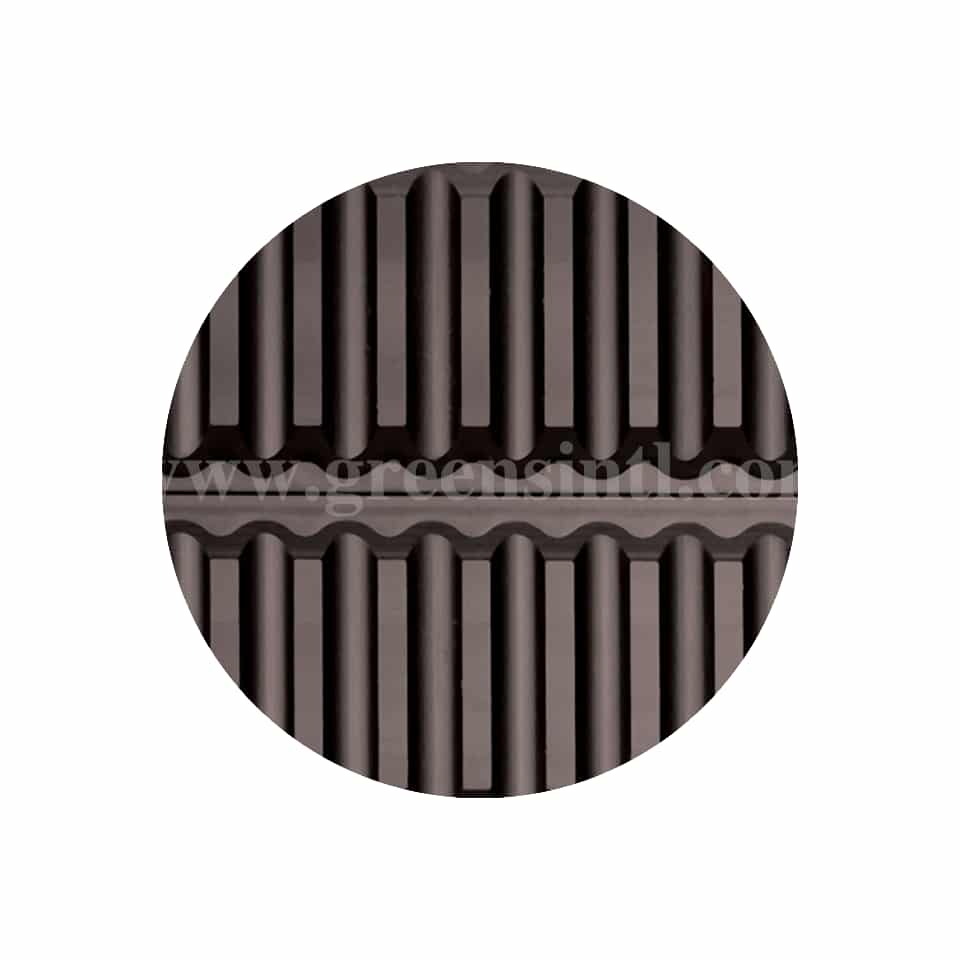 SASA DEMARLE 3D Mat Straight Flutes Relief Mat 575x375mm -Single Indent