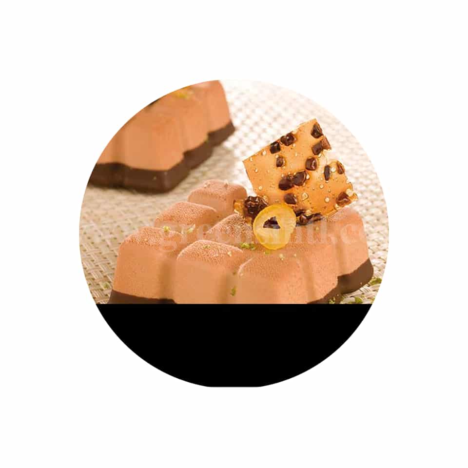 SASA DEMARLE Flexipan Origine Chocolate Bar 70x70x30 mm -12 Indents