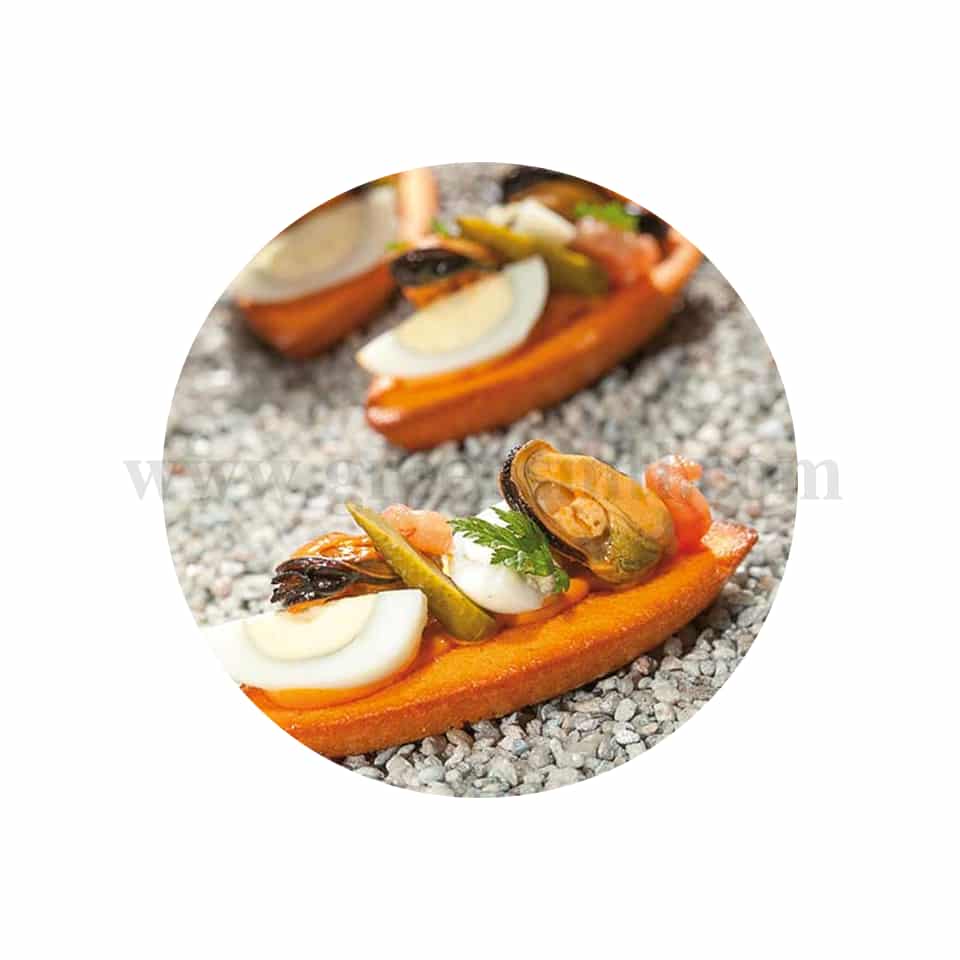 SASA DEMARLE Flexipan Oval Tartlets 106x45mm, 15 Indents