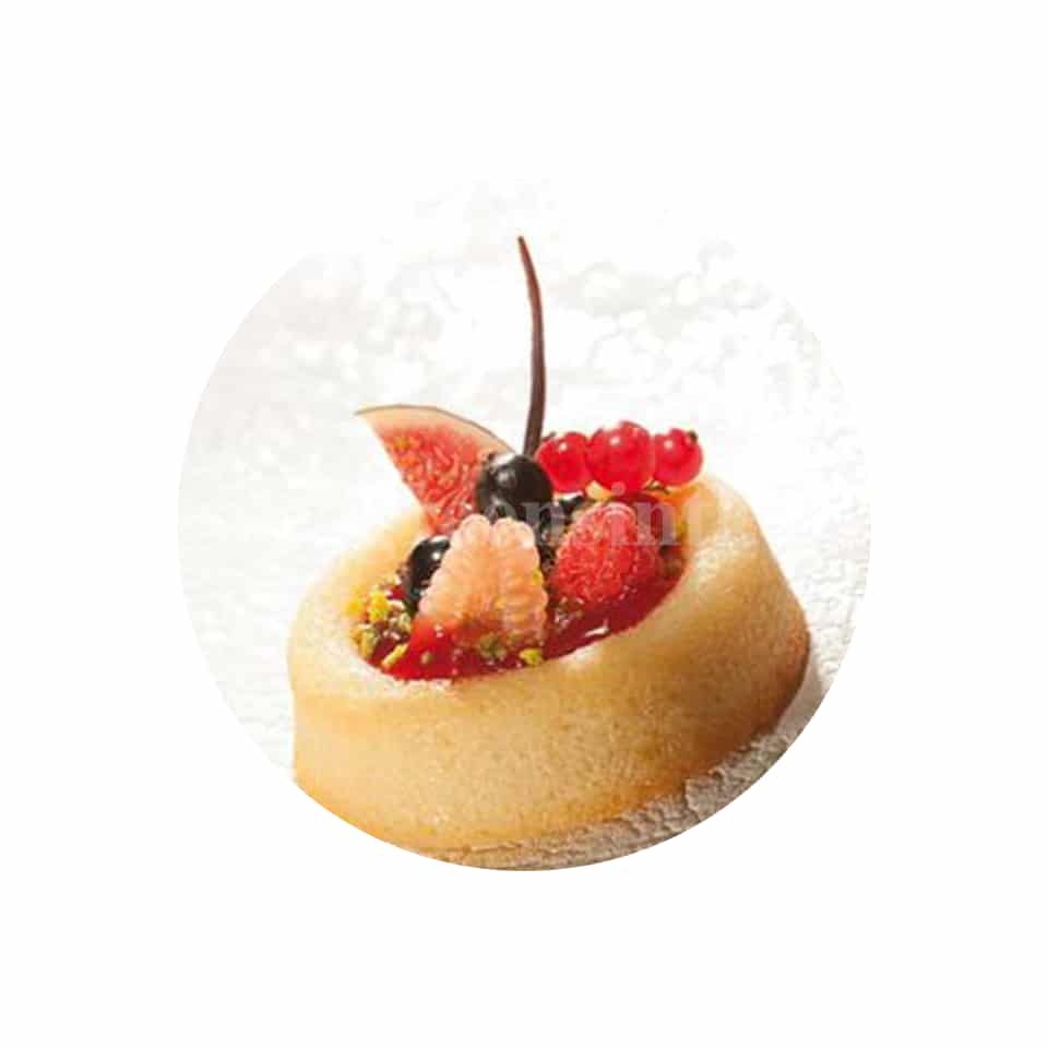 SASA DEMARLE Flexipan Flan Bases Savarins, 80x20 mm - 12 Indents