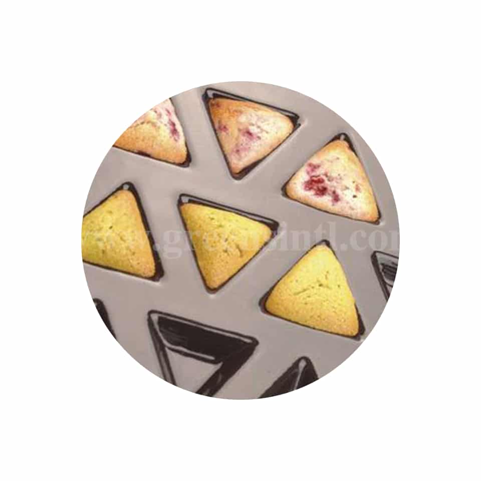 SASA DEMARLE Flexipan Triangles 48x41mm, 40 Indents