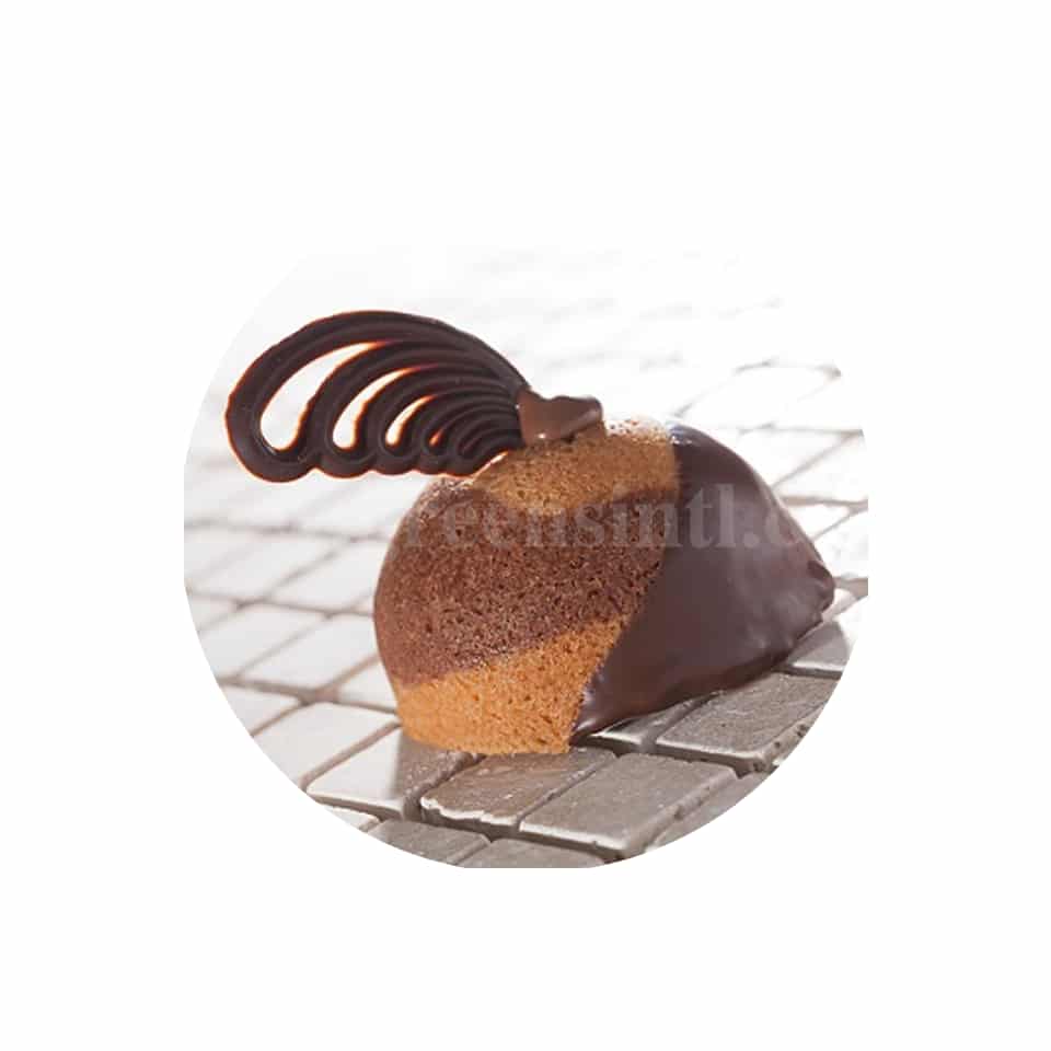 SASA DEMARLE Flexipan Origine Half Sphere 26x16mm, 48 Indents