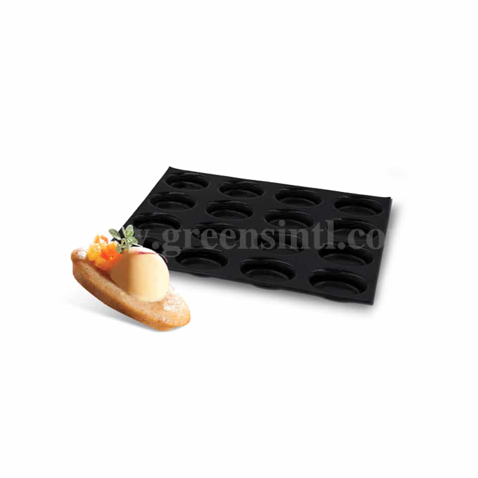 SASA DEMALE Flexipan Origine Ovals with Flat Bottom 57x32mm -32 Indents