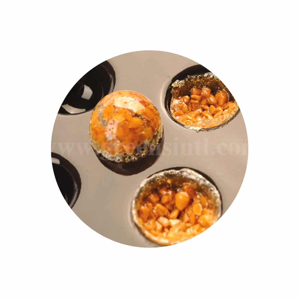 SASA DEMARLE Flexipan Origine Half Sphere 42x21mm, 20 Indents