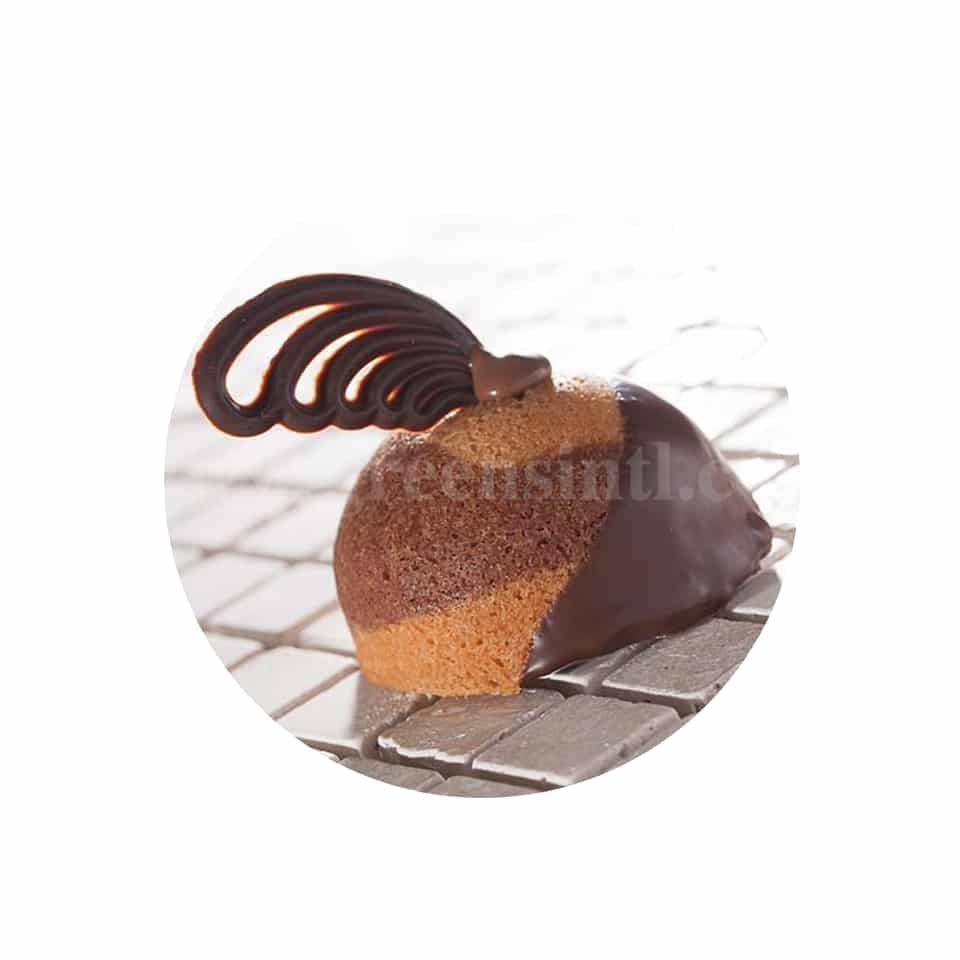 SASA DEMARLE Flexipan Origine Half Sphere 80x40mm -12 Indents