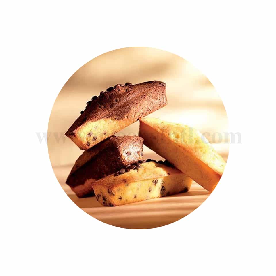 SASA DEMARLE Flexipan Oblong Cakes 120x40mm, 12 Indents