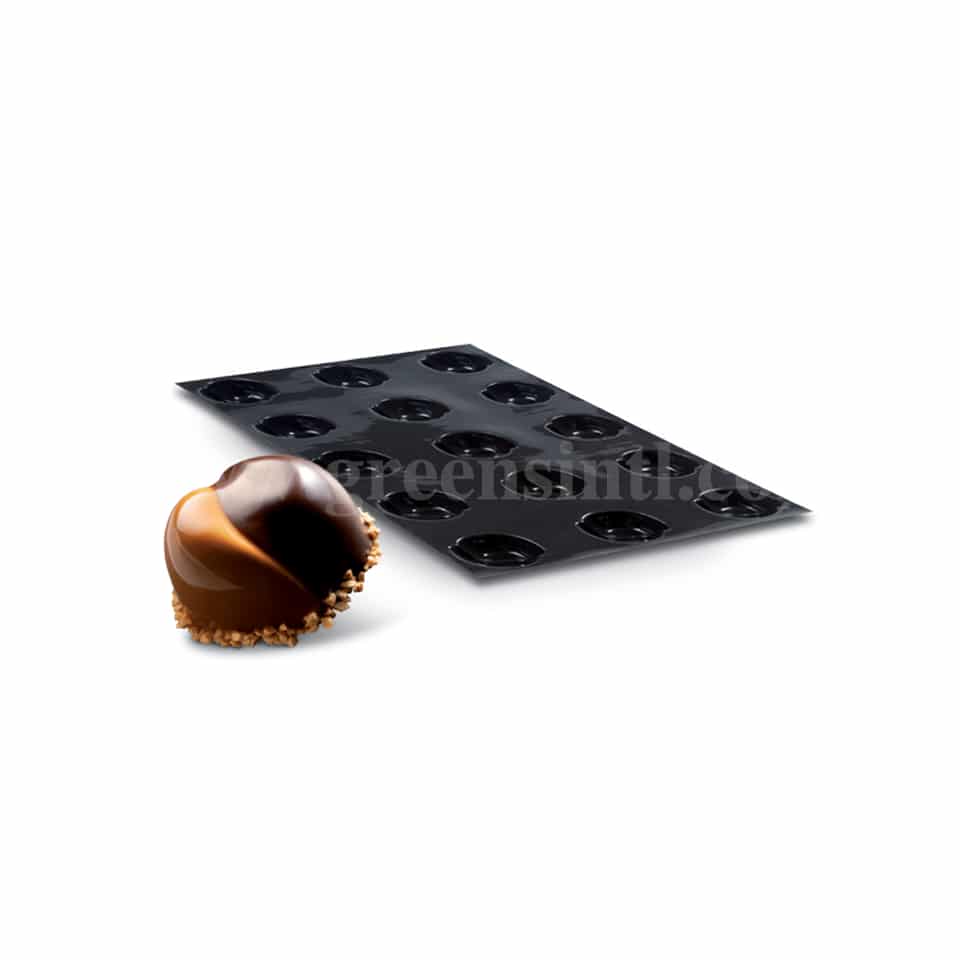 SASA DEMARLE Flexipan Origine Interlacing Drops 76x45mm -15 Indents