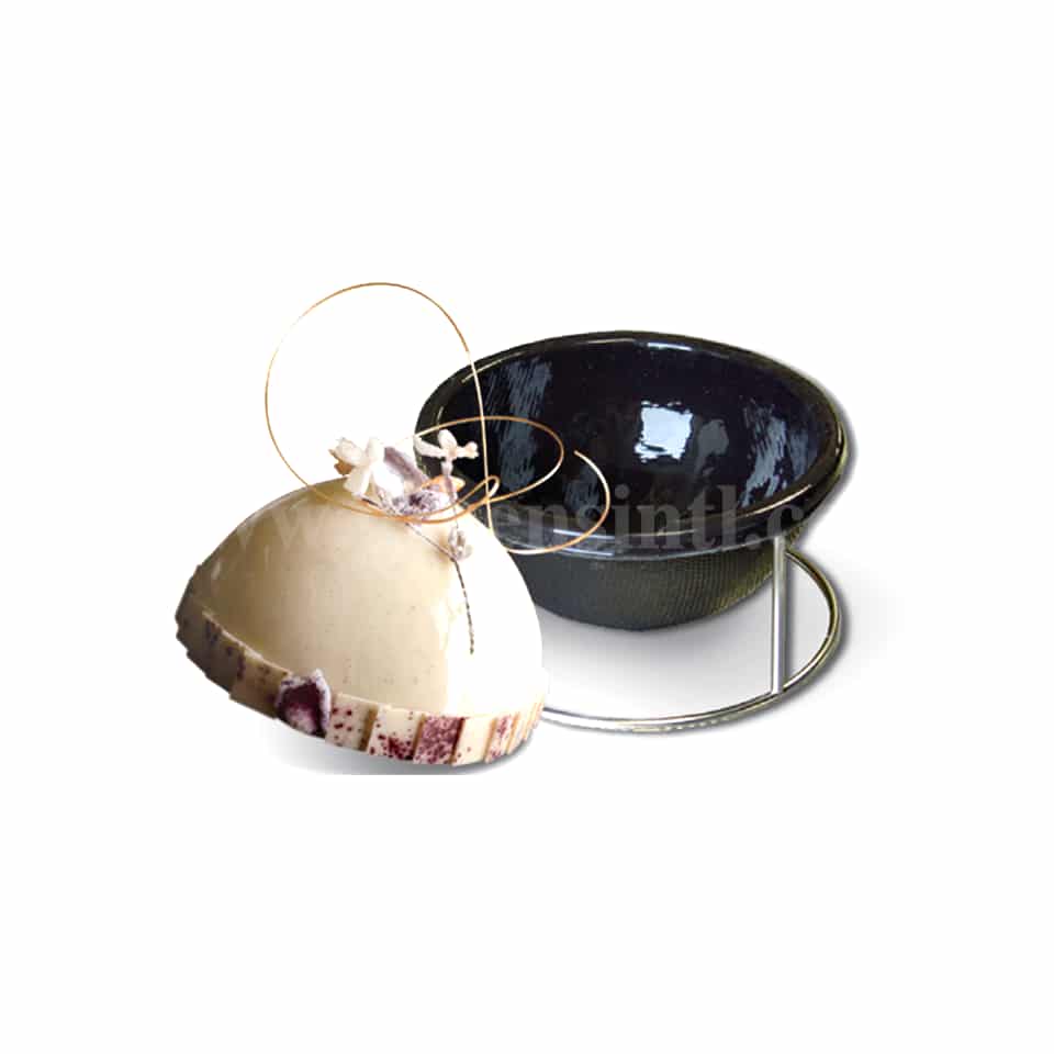 SASA DEMARLE Flexipan Origine Half Sphere Mould 130x65 mm - Single Indent