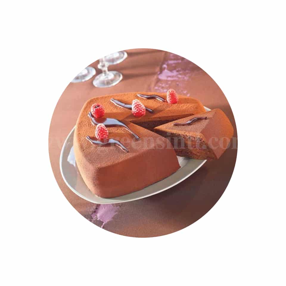 SASA DEMARLE Flexipan Origine Triangular Shape 230x230x50mm -Single Indent