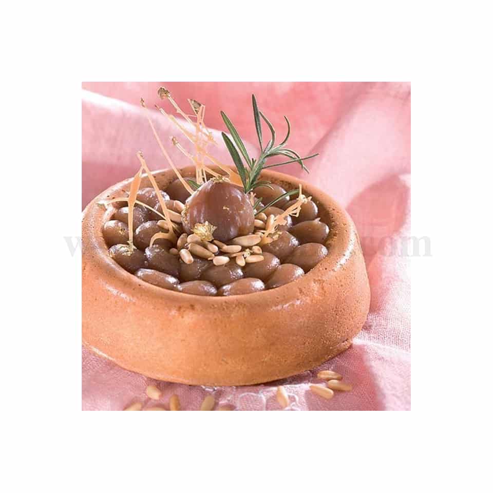 SASA DEMARLE Flexipan Origine Savarin Mould 220x45mm -Single Indent