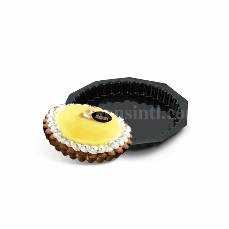 SASA DEMARLE Flexipan Origine Fluted Tart Mould 200x45mm -Single Indent