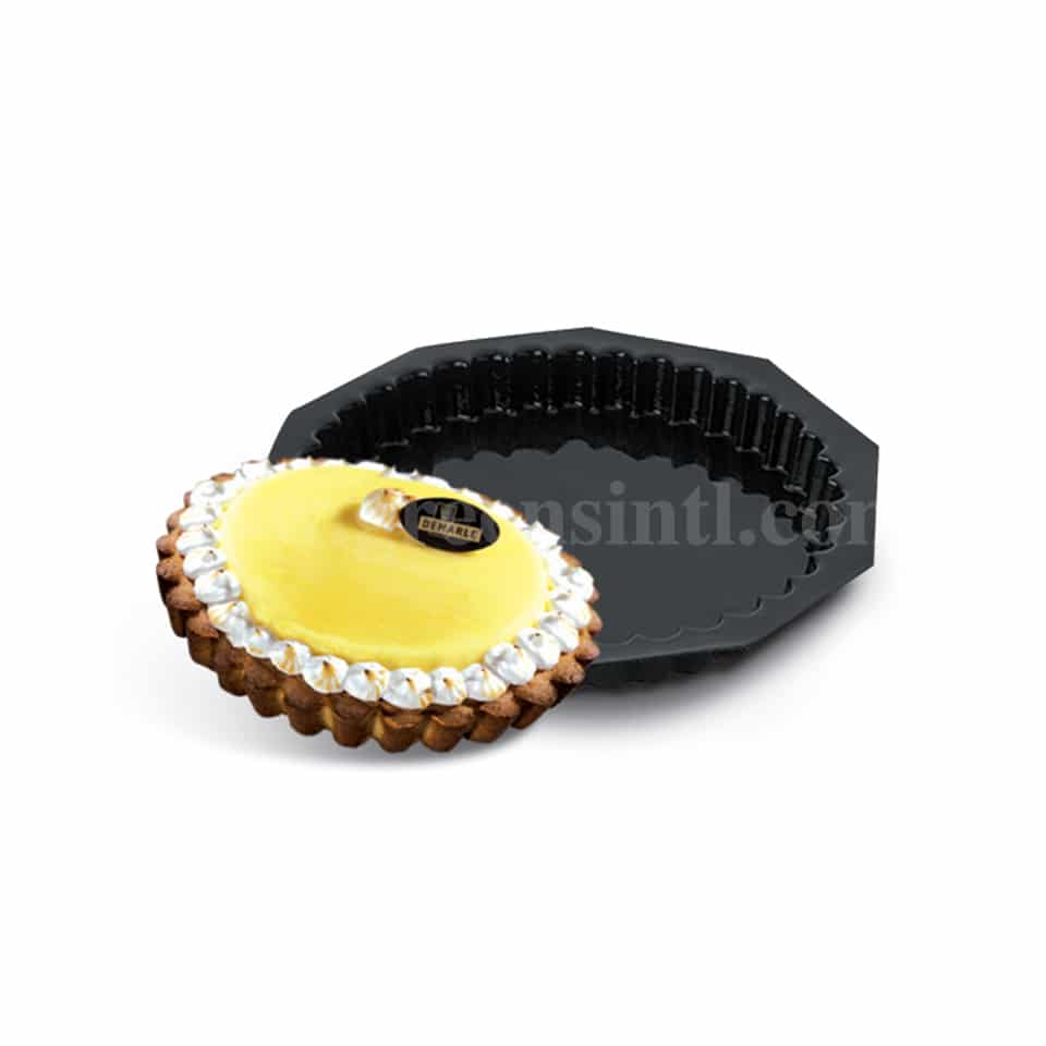 SASA DEMARLE Flexipan Origine Fluted Tart Mould 210x40mm -Single Indent