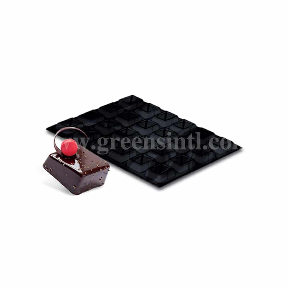 SASA DEMARLE Flexipan Rectangles Basic Chic 70x70mm, 24 Indents