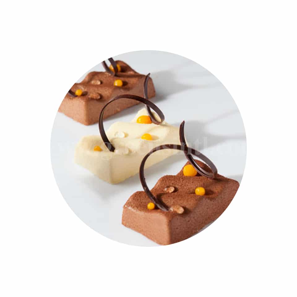 SASA DEMARLE Flexipan Ondines, 79x25 mm, 24 Indents