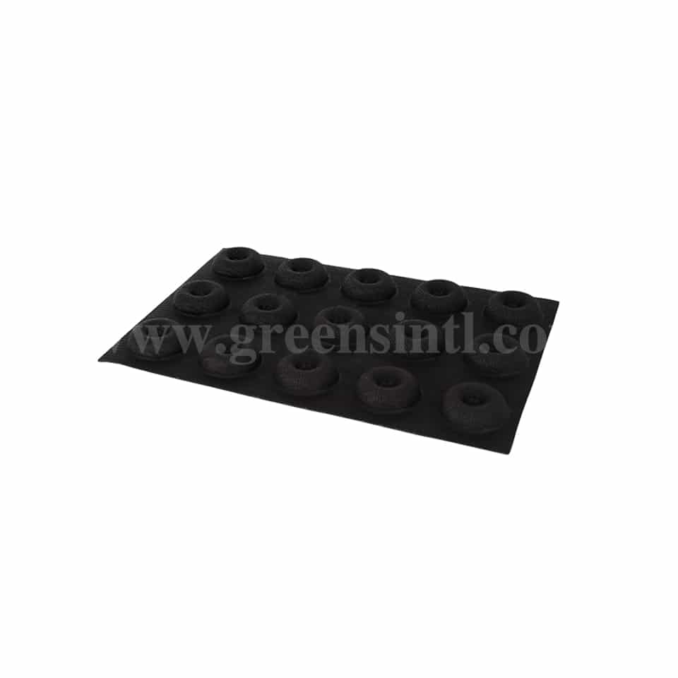 SASA DEMARLE Flexipan Origine Mini Round Savarins 41x12mm -15 Indents