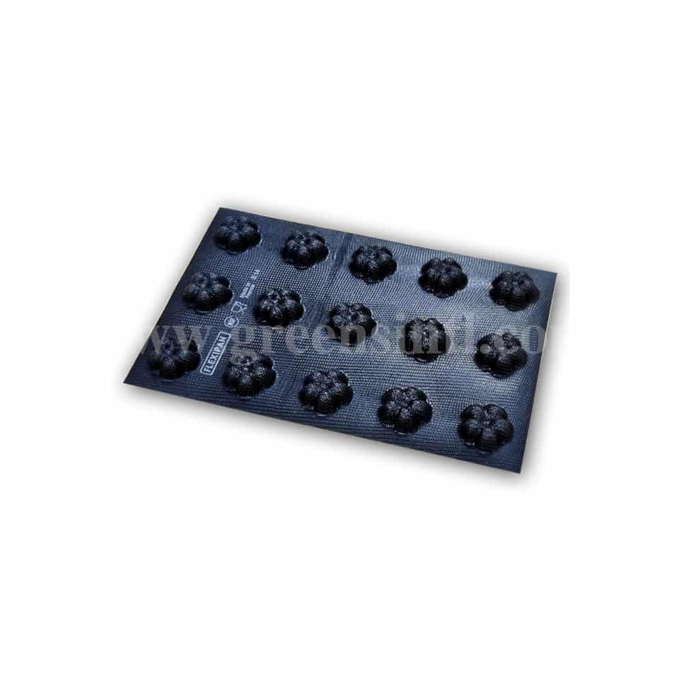 SASA DEMARLE Flexipan Fluted Savarins 35x10 mm - 15 Indents