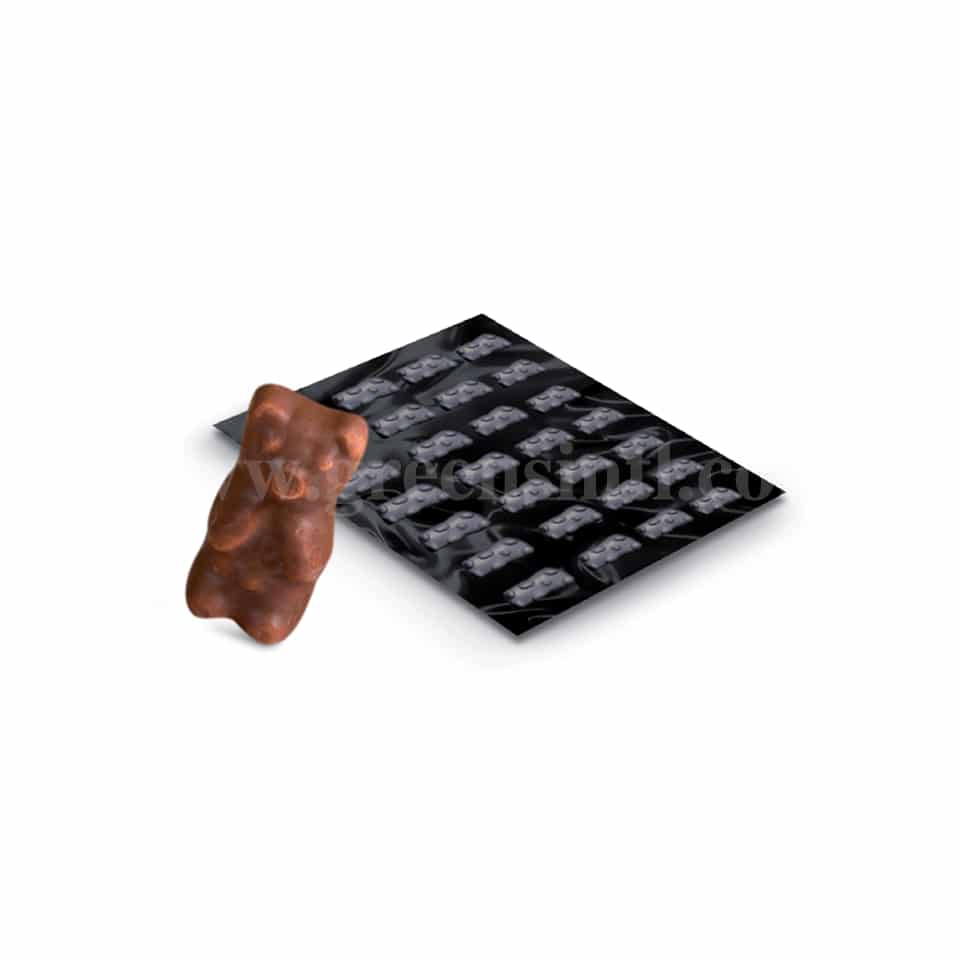 SASA DEMARLE Flexipan Origine Litte Teddy Bears 66x37x18mm -16 Indents