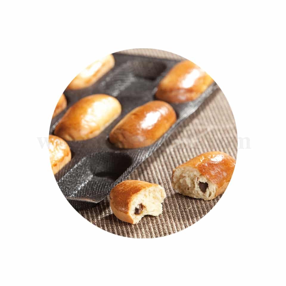 DEMARLE Flexipan Air Silform Oblong Shape 110 x 50 mm-36 Indents