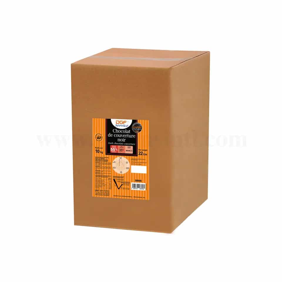 DGF Dark Chocolate Couverture Coins 55% 10 Kg