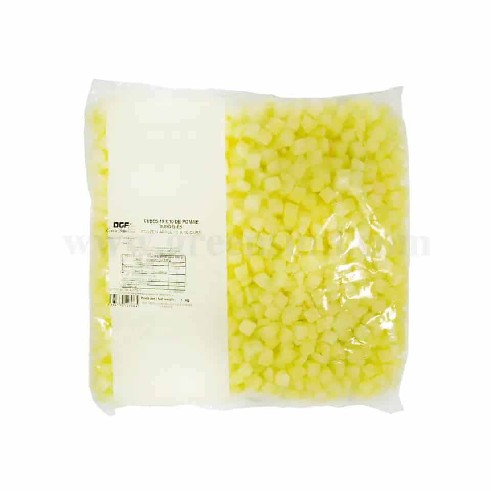 DGF Frozen Apple Cubes 1 Kg