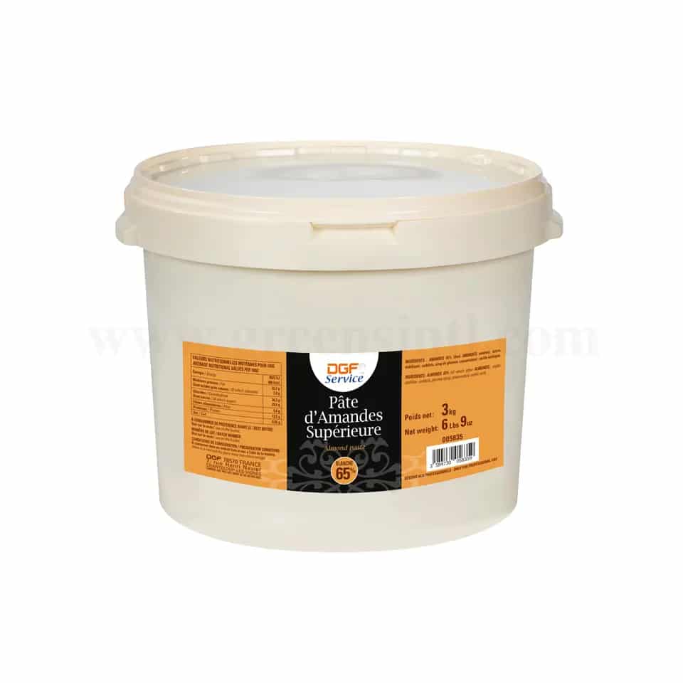DGF White Almond Paste Superior 65% 3 Kg