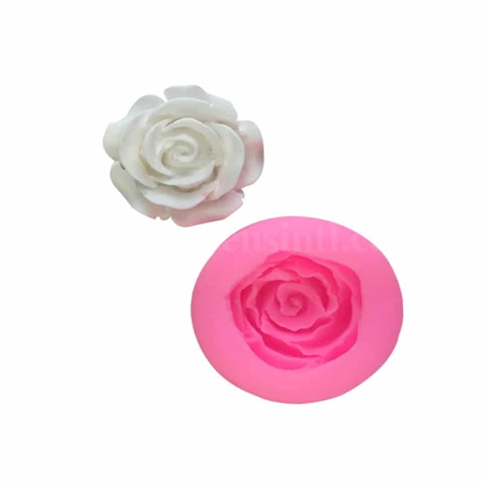 GREENS Silicone Mould Rose D 50 mm