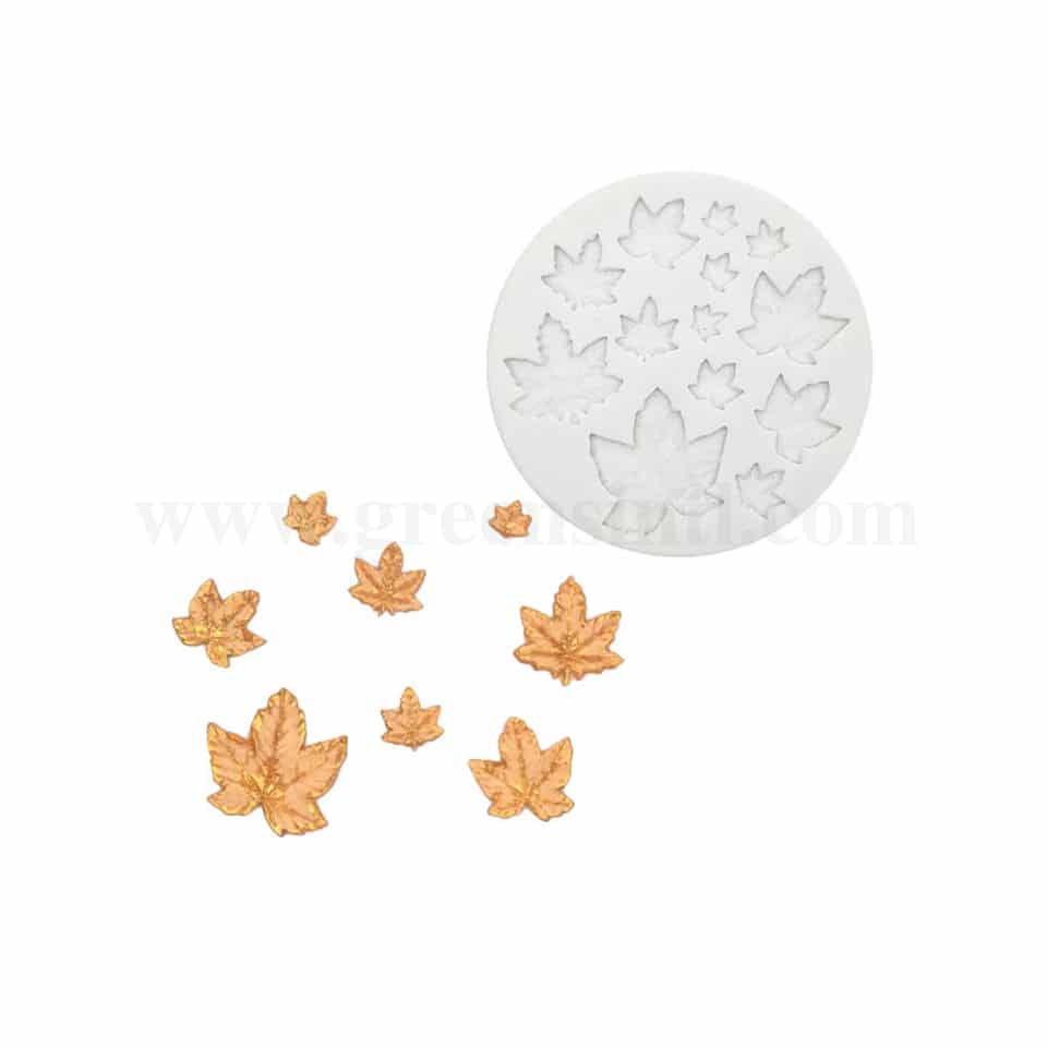 GREENS Silicone Mould Leaves 95 mm