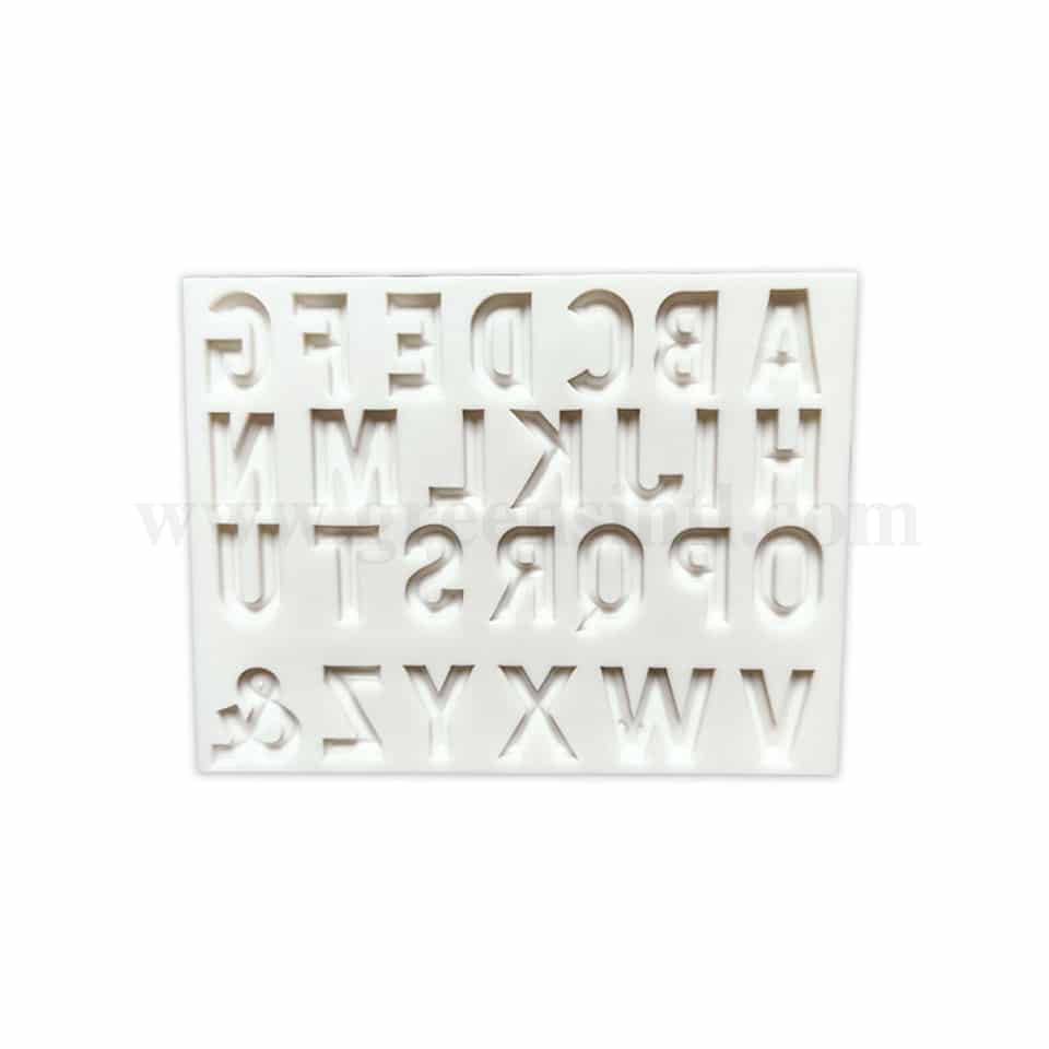 GREENS Silicone Mould Capital Letters 145 x 110 mm