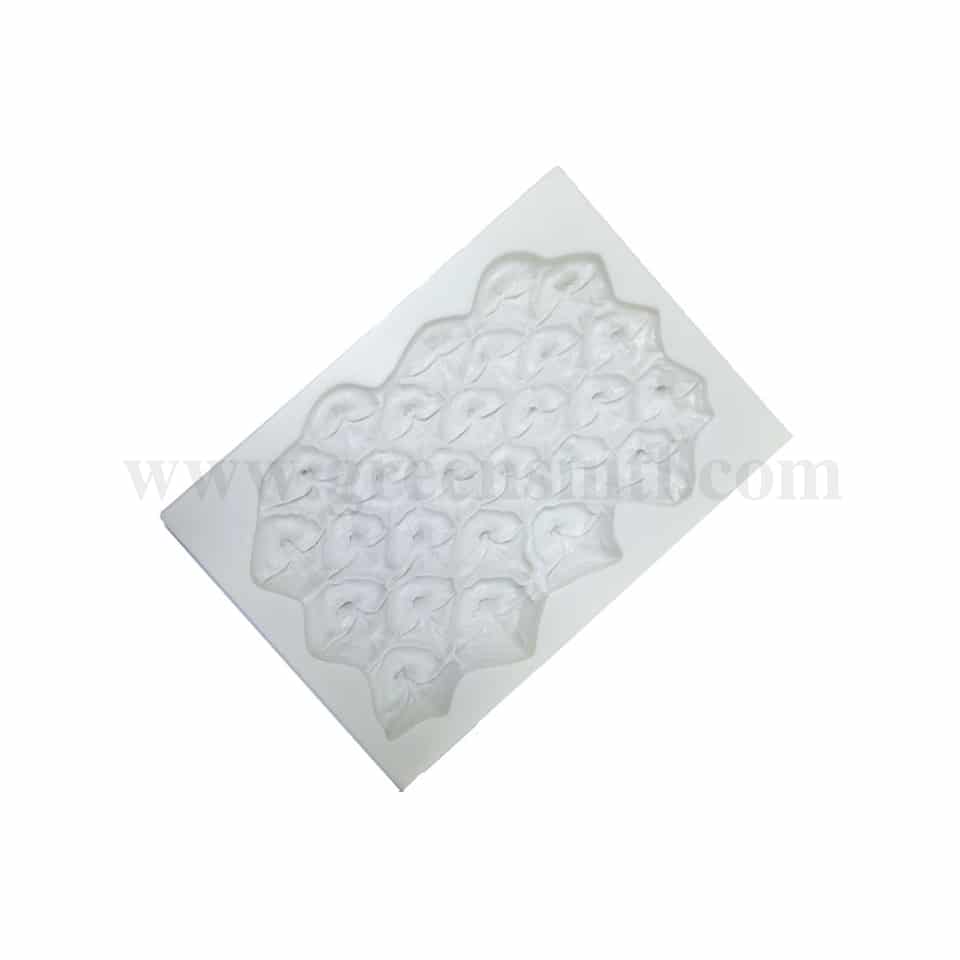 GREENS Silicone Mould Pineapple Skin Texture Design 140 x 125 mm