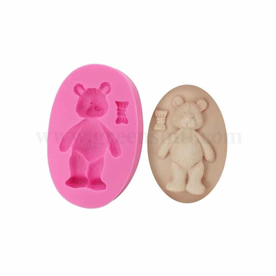 GREENS Silicone Mould Teddy Bear 91 x 61 mm