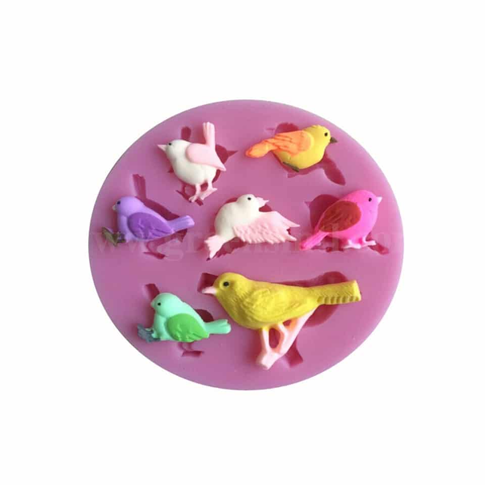 GREENS Silicone Mould Birds 75 mm