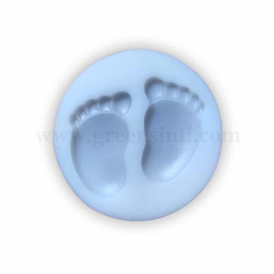 GREENS Silicone Mould Baby Feet 60 mm
