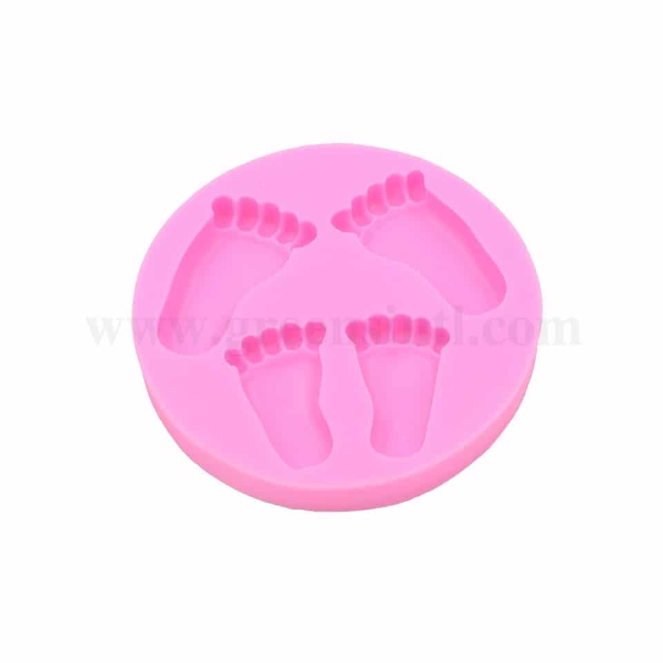GREENS Silicone Mould Baby Feet 97 mm