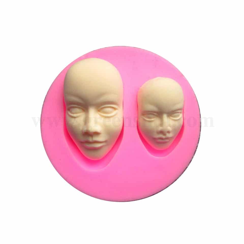 GREENS Silicone Mould Human Face
