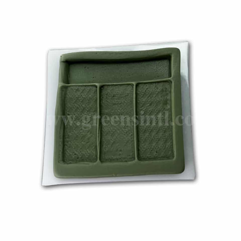 GREENS Silicone Mould Column Design 75 x 75 mm