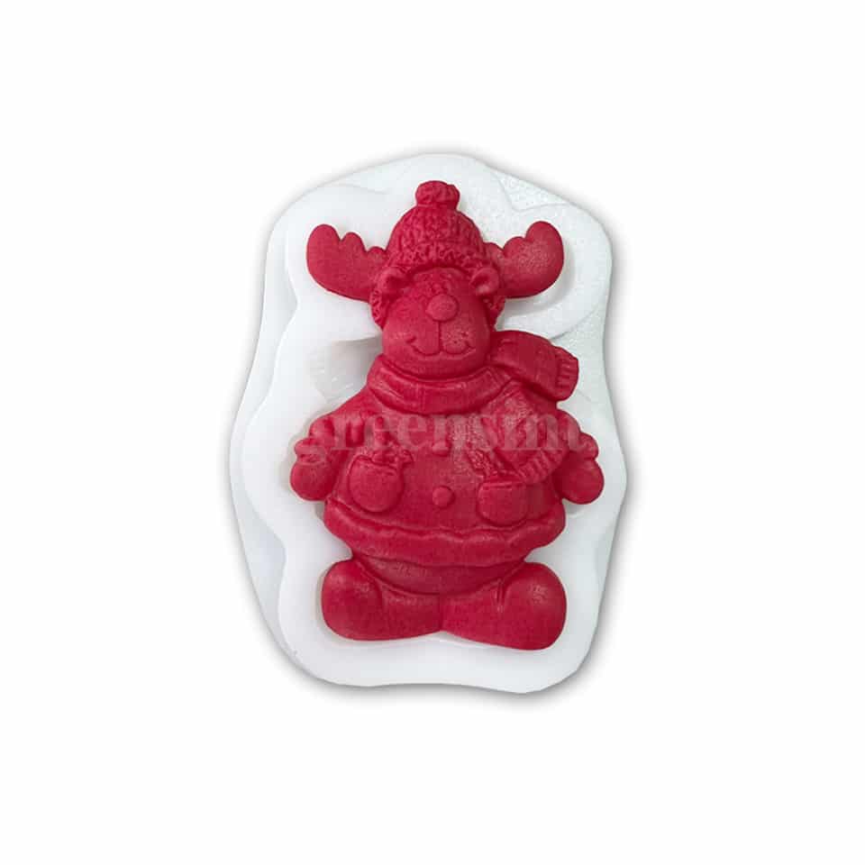 GREENS Silicone Mould Snow Man 90 x 70 mm