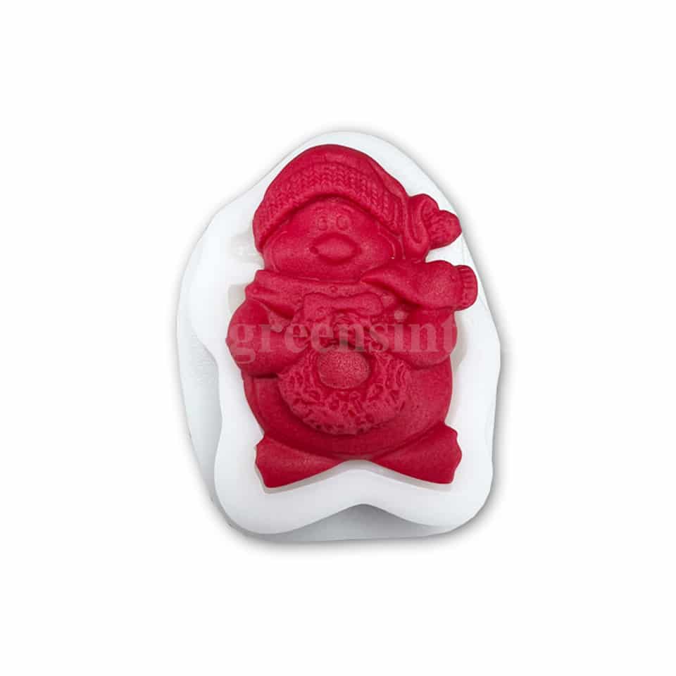 GREENS Silicone Mould Snow Man 85 x 65 mm