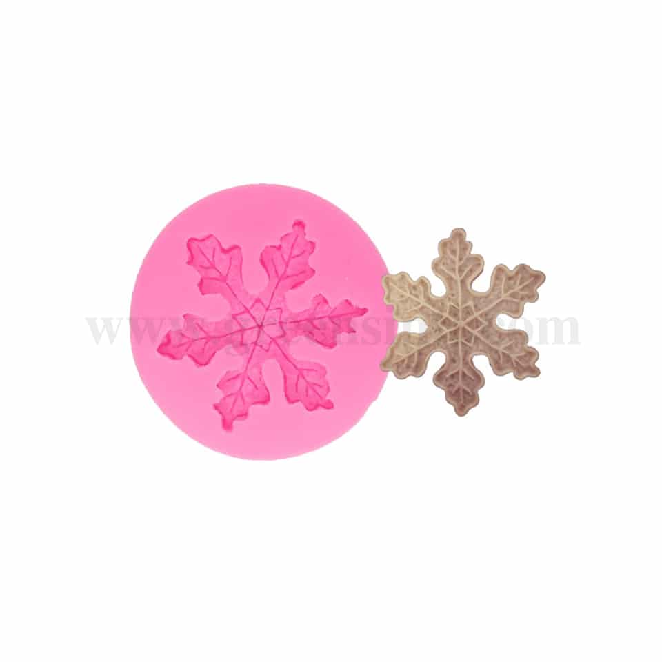 GREENS Silicone Mould Snowflakesnowflake 70 mm