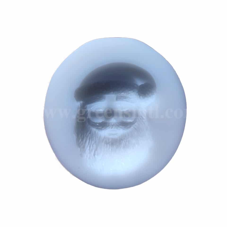 GREENS Silicone Mould Santa Face 70 mm