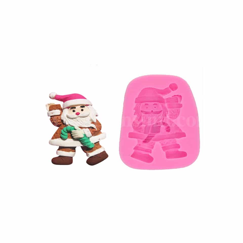 GREENS Silicone Mould Santa Claus 75 x 50 mm
