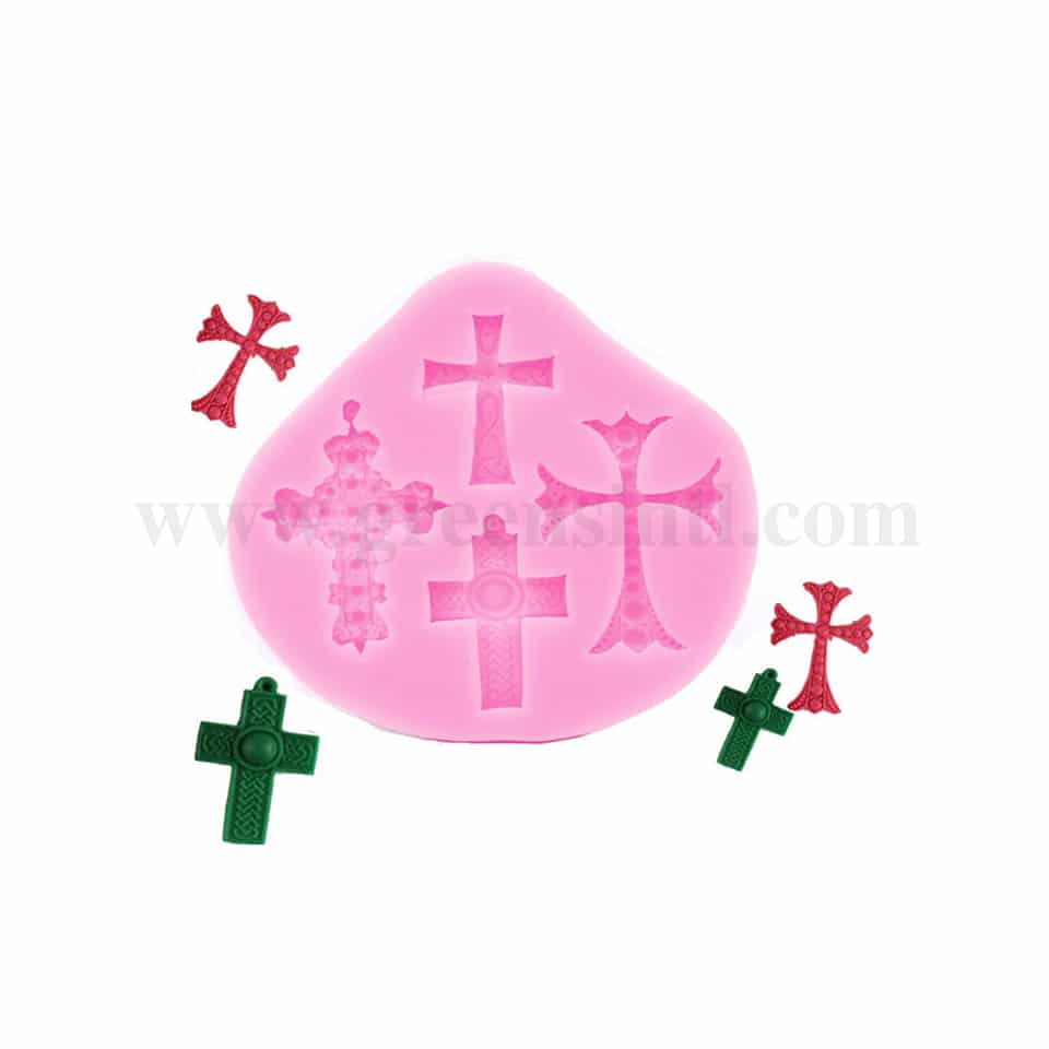 GREENS Silicone Mould 4 Crosses