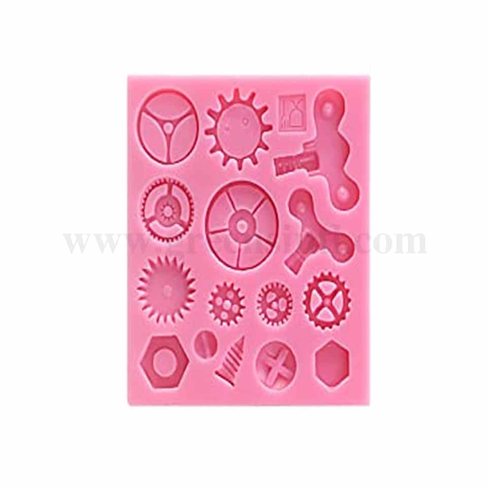 GREENS Silicone Mould Machine Wheels 81 x 78 mm