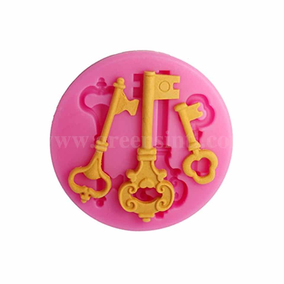 GREENS Silicone Mould Keys 69 x 69 mm