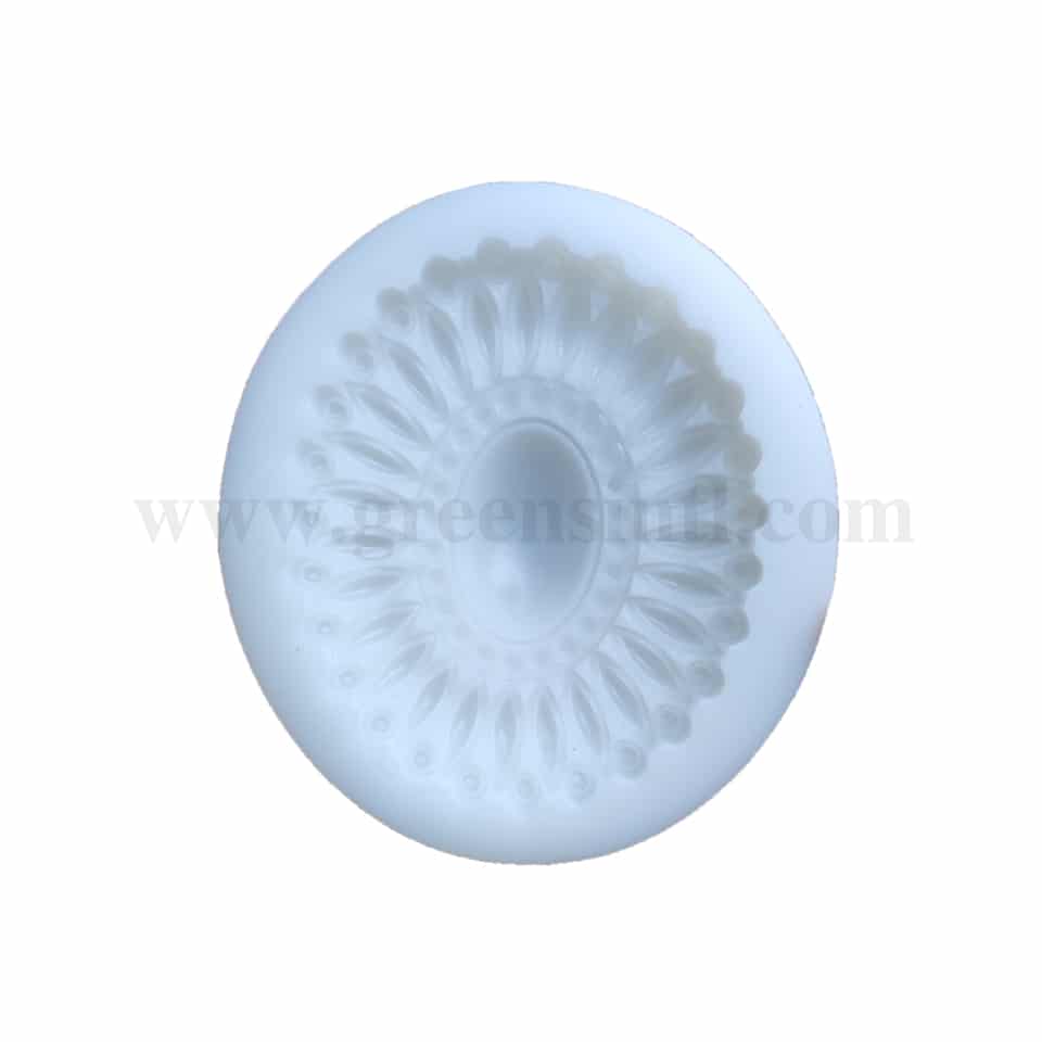 GREENS Silicone Mould Round Design 85 x 80 mm