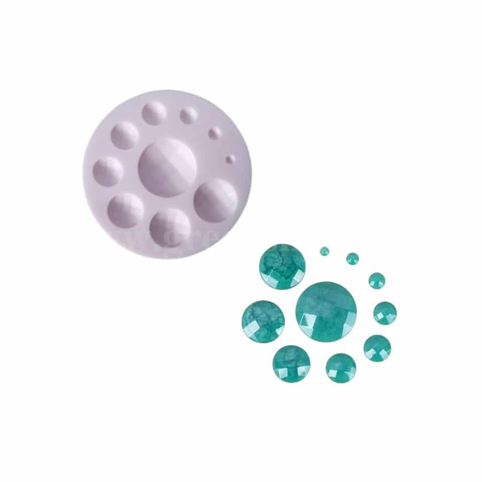 GREENS Silicone Mould Round Design 100 mm